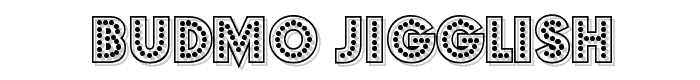 Budmo Jigglish font